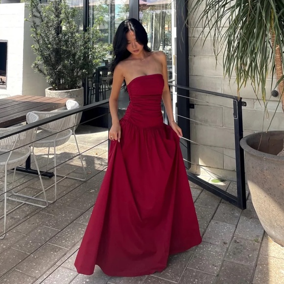 Peppermayo Carmel Maxi Dress - Red - BRAND NEW - Picture 1 of 10